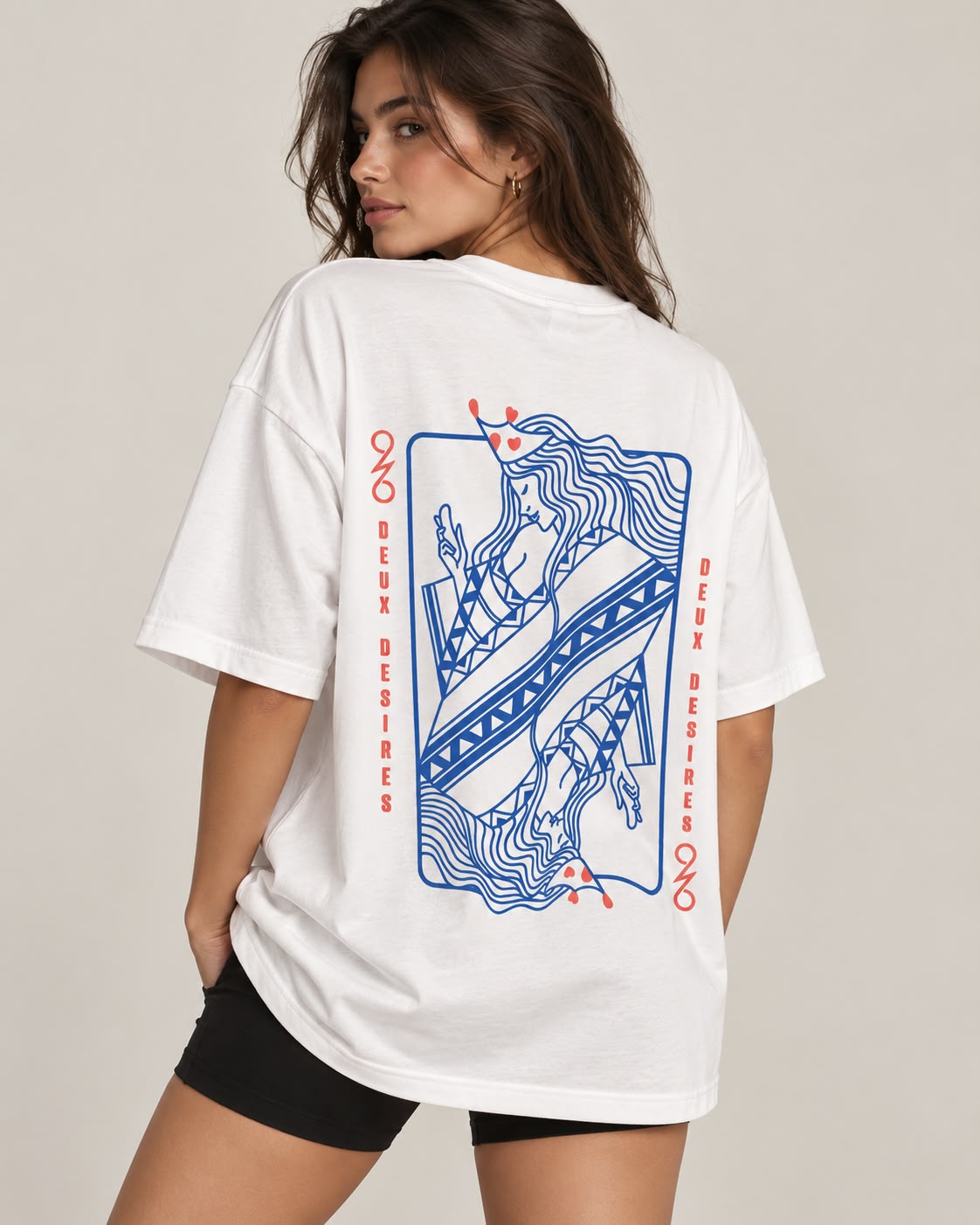 DEUX DESIRES QUEEN TEE